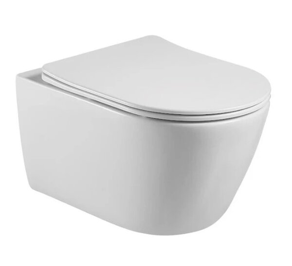 Комплект: унитаз с инсталляцией AQUATEK Standard Set AQUATEK БЕТТА с тонким сиденьем soft-close
