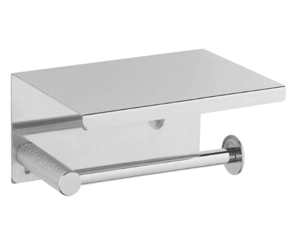 Держатель для туалетной бумаги с крышкой Boheme Uno Chrome 10971-CR