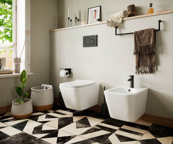 Подвесное биде Ceramica Nova METRIC CN3008 Белый