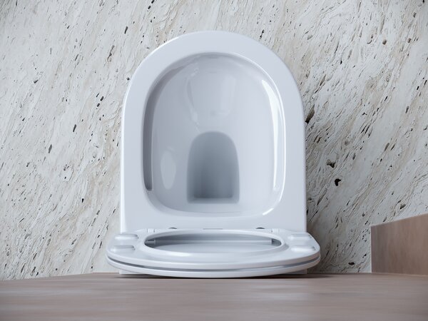 Подвесной унитаз с сиденьем Ceramica Nova BALEARICA CN6000 Белый