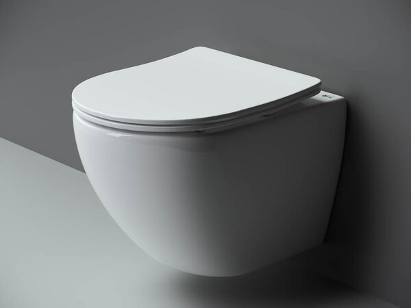 Унитаз с крышкой, инсталляцией и кнопкой смава Сет 4 в 31 Ceramica Nova Metropol CN4002_1001W_1000