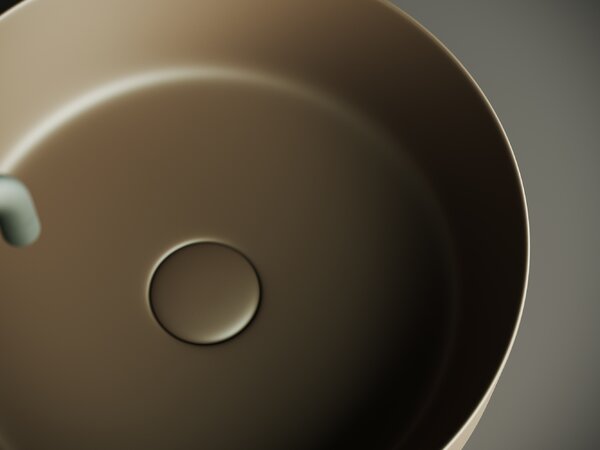Раковина Ceramica Nova ELEMENT CN6022MDB Темно-Коричневый Матовый 39х39х12