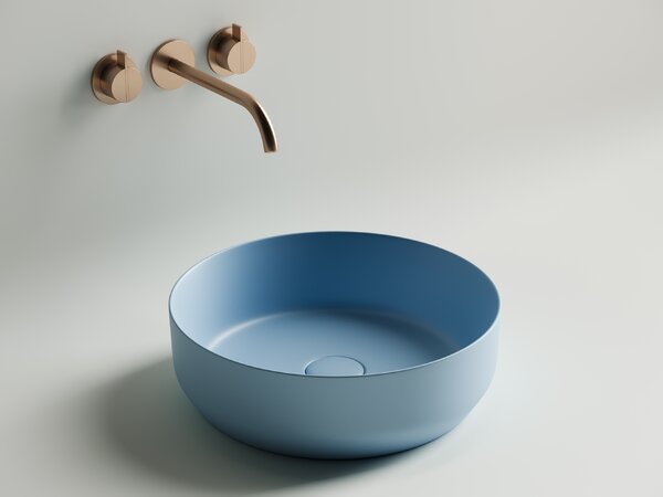 Раковина Ceramica Nova ELEMENT CN6022ML Голубой Матовый 39х39х12