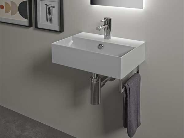 Раковина подвесная HATRIA BAHIA_13 BH0500365011TS 50х36.5x13 см