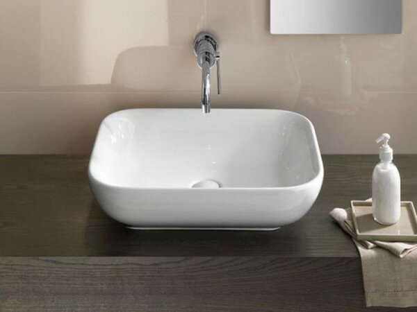 Раковина накладная HATRIA HAPPY HOUR Y0QQ01, размер 55х40.5x16 см