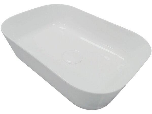 Раковина накладная HATRIA HAPPY HOUR Y2A001 белая, 55x38x15.5H