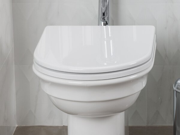 Крышка сиденье с микролифтом HATRIA DOLCEVITA YXXR01, петли хром