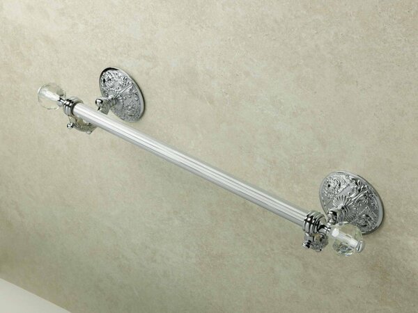 Stil Haus Noto Light, полотенцедержатель со стеклом Murano, длина 55 см, цвет хром NT45V(08)