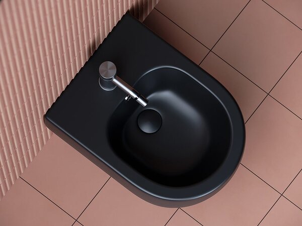 Подвесное биде Ceramica Nova PLAY CN3002MB Черный матовый