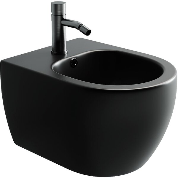 Подвесное биде Ceramica Nova PLAY CN3002MB Черный матовый