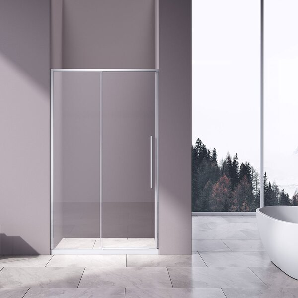 Душевая дверь Vincea Слим-Н (Slim-N) VDS-4SN120CL 120x195 см, профиль хром. Размер регулировки 1190-1200 мм