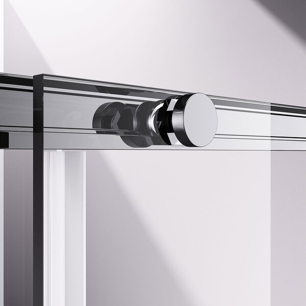 Душевая дверь Vincea Слим-Н (Slim-N) VDS-4SN120CL 120x195 см, профиль хром. Размер регулировки 1190-1200 мм