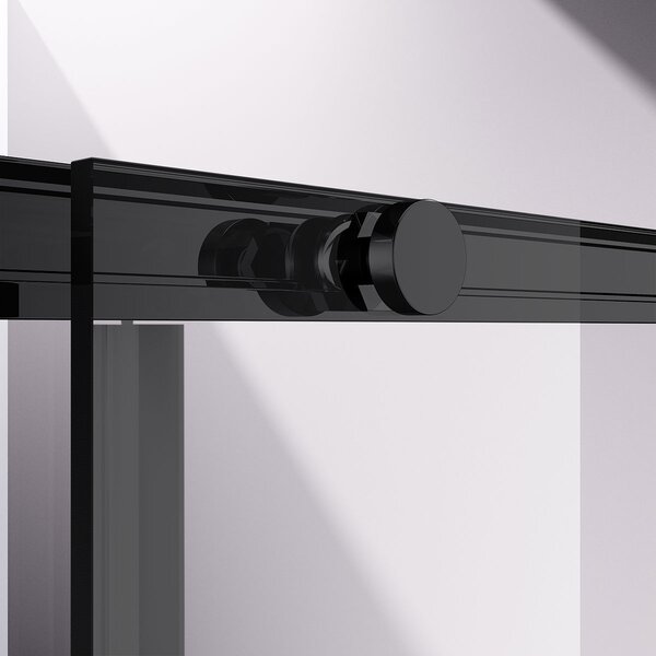 Душевой уголок Vincea Slim-N VSS-4SN8010CLB, 1000*800, черный, стекло прозрачное