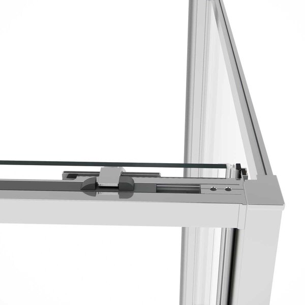 Душевой уголок Vincea Slim Soft VSR-1SS9014CL, 1400*900, хром, стекло прозрачное