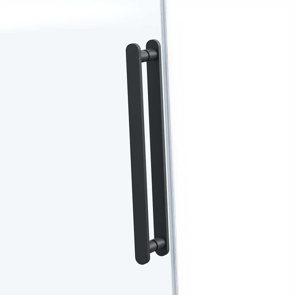 Душевой уголок Vincea Como Soft VSR-1CS8014CLB, 1400*800, черный, стекло прозрачное