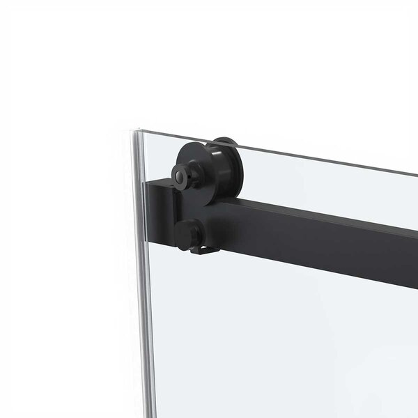 Душевой уголок Vincea Como Soft VSR-1CS8014CLB, 1400*800, черный, стекло прозрачное