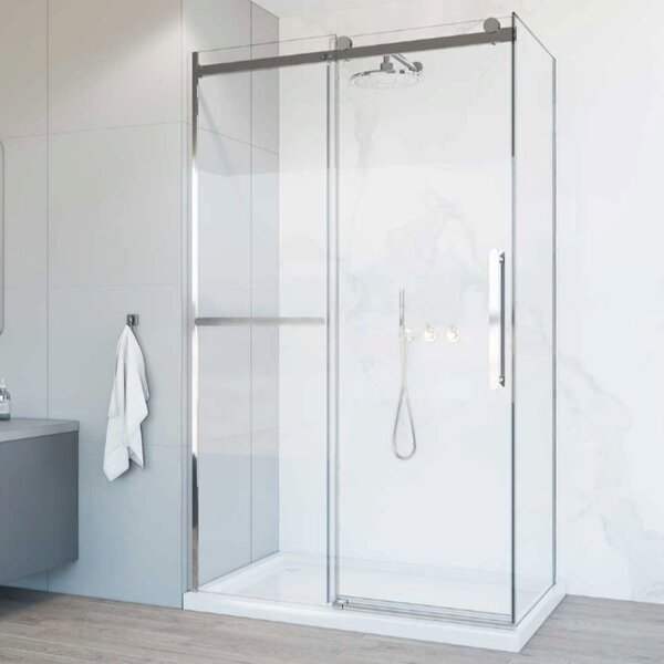 Душевой уголок Vincea Como Soft VSR-1CS9014CL, 1400*900, хром, стекло прозрачное