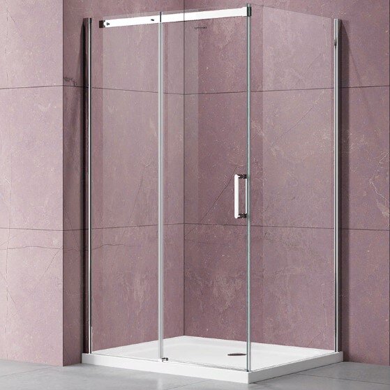 Душевой уголок Vincea Dice VSR-4D9016CL, 1600*900, хром, стекло прозрачное