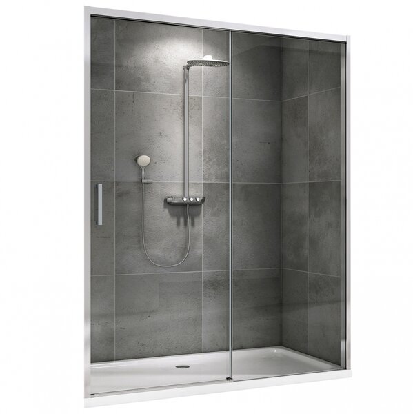 Душевая дверь ABBER Komfort AG93120 профиль хром 120х200