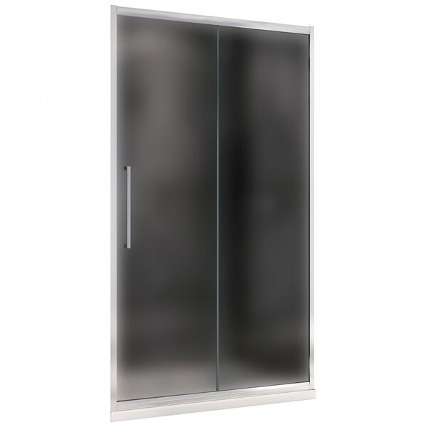 Душевая дверь ABBER Schwarzer Diamant AG30100MH профиль хром 100х195