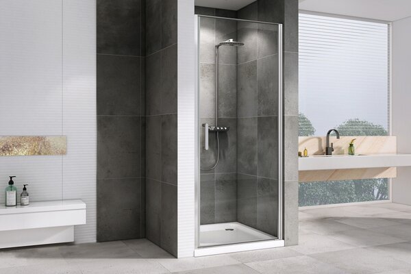 Душевая дверь ABBER Sonnenstrand AG04070 профиль хром 70х195
