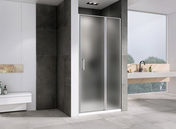 Душевая дверь ABBER Sonnenstrand AG04100MS профиль хром 100х195