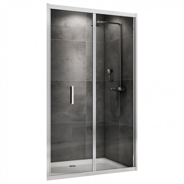 Душевая дверь ABBER Sonnenstrand AG07090 профиль хром 90х195