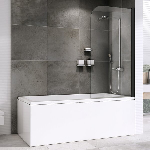 Шторка на ванну ABBER Ewiges Wasser AG52080B распашная 80х140 см
