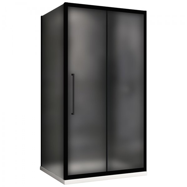 Душевой уголок ABBER Schwarzer Diamant AG30110BMH-S100BM дверь раздвижная 110х100