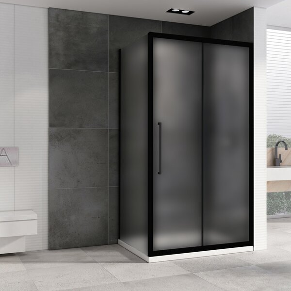 Душевой уголок ABBER Schwarzer Diamant AG30150BMH-S100BM дверь раздвижная 150х100