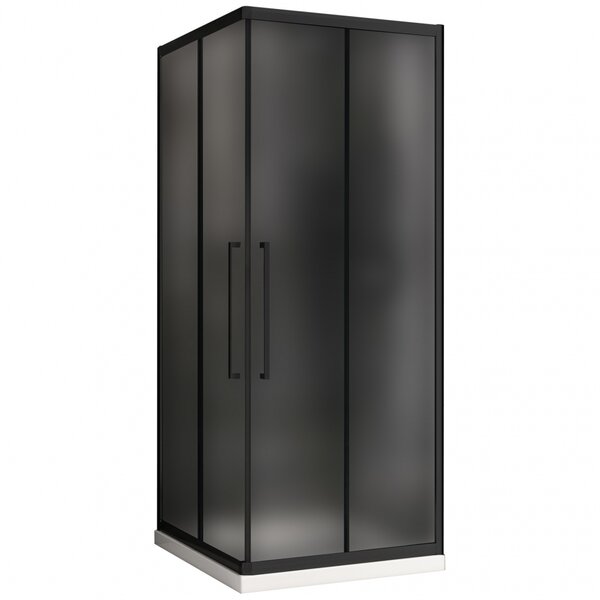 Душевой уголок ABBER Schwarzer Diamant AG02080BMH дверь раздвижная 80х80
