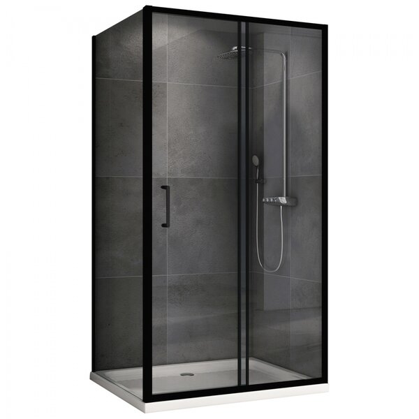 Душевой уголок ABBER Schwarzer Diamant AG30130B5-S70B5 дверь раздвижная 130х70