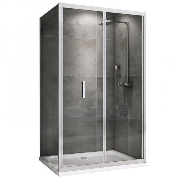 Душевой уголок ABBER Sonnenstrand AG07100-S80 дверь складная 100х80