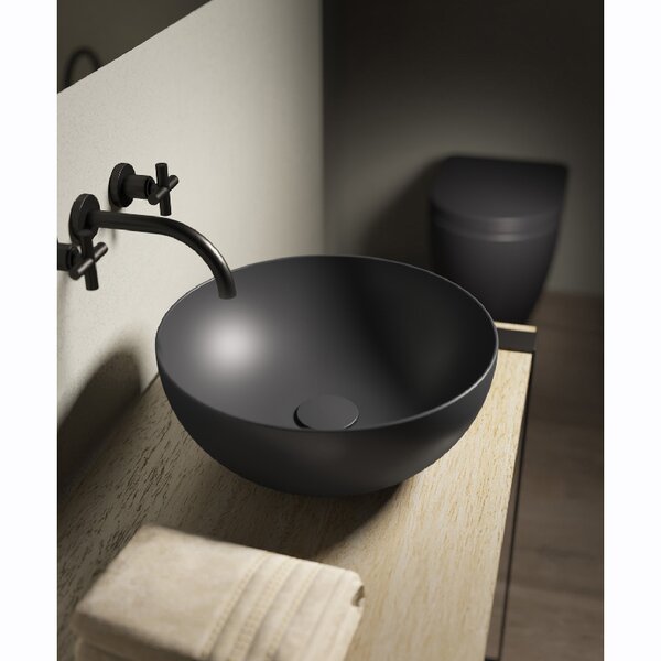 Раковина накладная HATRIA HAPPY HOUR A0Y1VF08 антрацит 40x40x15.5H