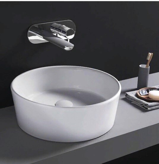 Раковина накладная HATRIA HAPPY HOUR Y1VG01 белая 44x44x15.5H