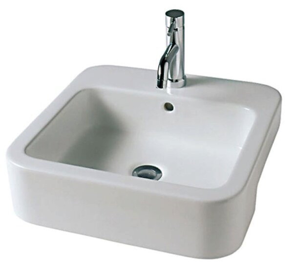 Раковина полувстраиваемая HATRIA HAPPY HOUR Y0M801, размер 48х48x13.5 см