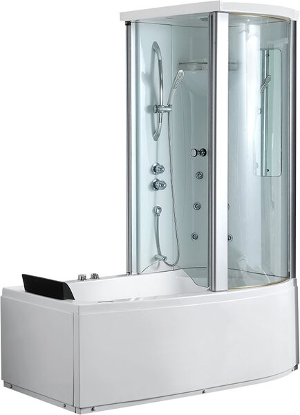 Акриловая ванна Gemy 170х85 G8040 B R с гидромассажем