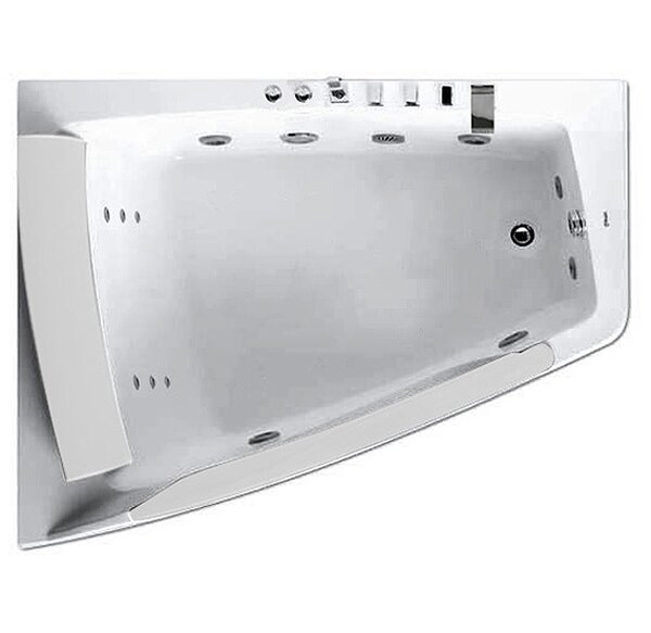 Акриловая ванна Gemy 170х130 G9056 B L с гидромассажем
