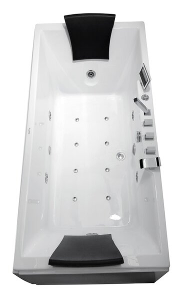 Акриловая ванна Gemy 175х85 G9065 K L с гидромассажем