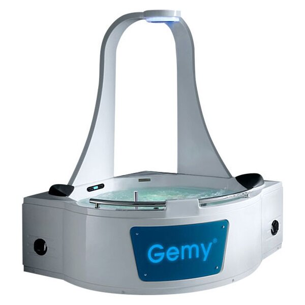 Акриловая ванна Gemy 170х170 G9070 K с гидромассажем