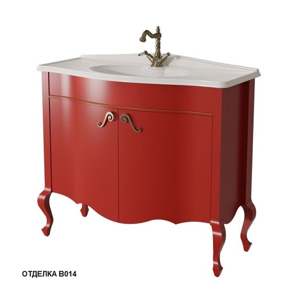 Тумба для раковины Caprigo Bourget 100 (2 двери) цвет B014