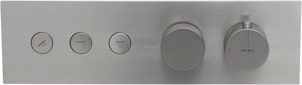 Смеситель для ванны Allen Brau Liberty 5.33003-BN (с внутренней частью) никель браш