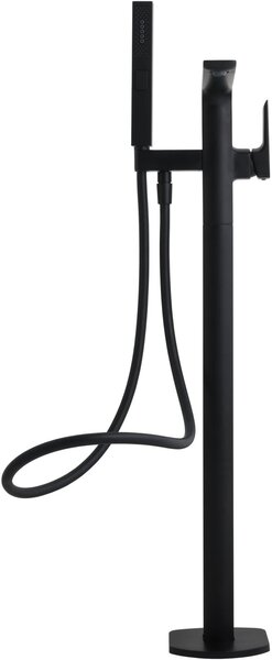 Смеситель для ванны с душем Allen Brau Infinity 5.21009-31 (с внутренней частью) черный матовый