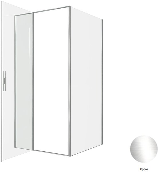 Душевой уголок Allen Brau Priority 100x100 3.31028.00 + 3.31046.00 хром