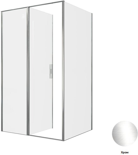 Душевой уголок Allen Brau Priority 120x80 3.31007.00 + 3.31013.00 хром