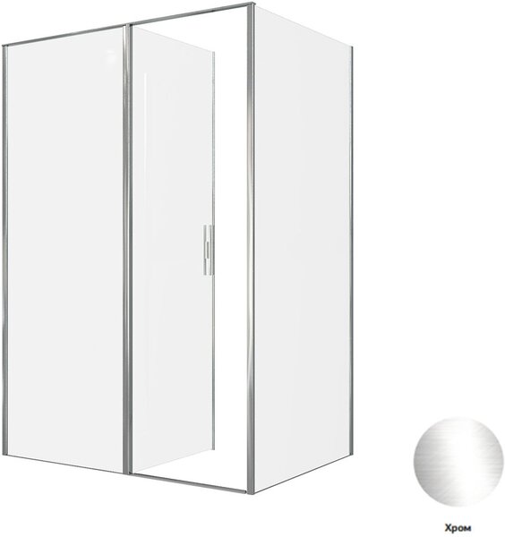 Душевой уголок Allen Brau Priority 140x100 3.31034.00 + 3.31046.00 хром