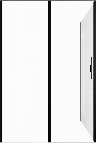 Душевой уголок Allen Brau Priority 140x100 3.31036.BBA + 3.31048.BBA черный браш