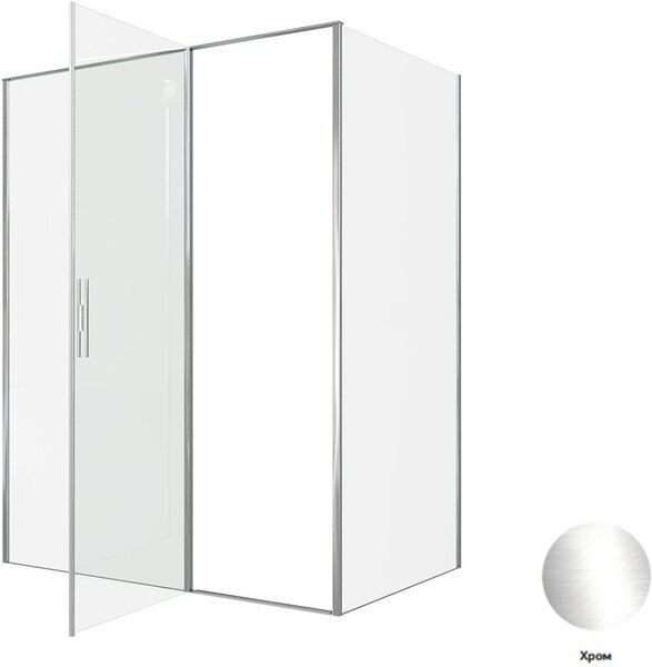 Душевой уголок Allen Brau Priority 160x100 3.31037.00 + 3.31046.00 хром