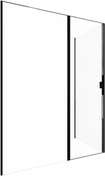 Душевой уголок Allen Brau Priority 160x80 3.31039.BBA + 3.31042.BBA черный браш
