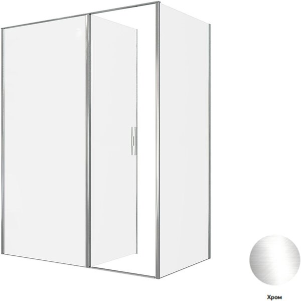 Душевой уголок Allen Brau Priority 160x90 3.31037.00 + 3.31043.00 хром